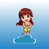 Jumping Girl - jumping to the cloud in the sky apk file